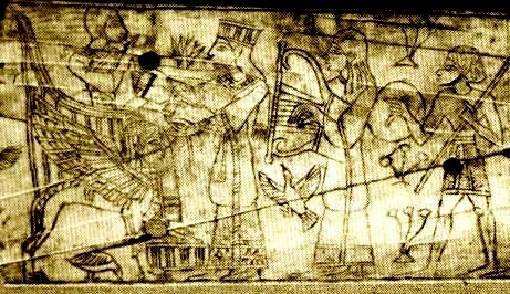 Ivory inlay throne from Megido